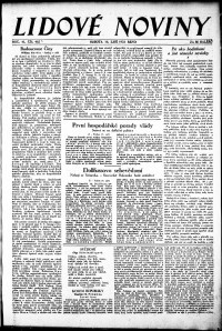 Lidov noviny z 16.9.1933, edice 1, strana 1