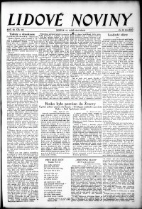 Lidov noviny z 16.9.1934, edice 1, strana 1