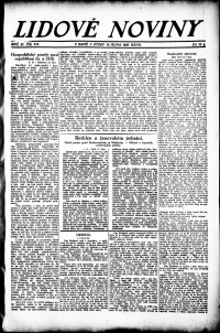 Lidov noviny z 16.10.1923, edice 1, strana 1