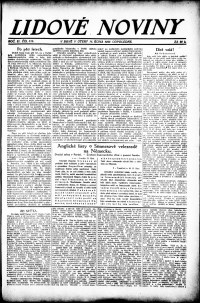 Lidov noviny z 16.10.1923, edice 2, strana 1