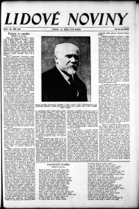 Lidov noviny z 16.10.1934, edice 1, strana 1