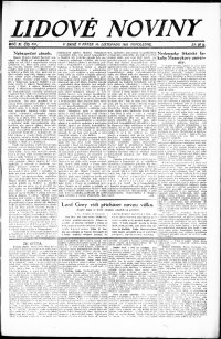 Lidov noviny z 16.11.1923, edice 2, strana 1