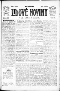 Lidov noviny z 16.12.1917, edice 1, strana 1