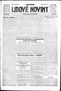 Lidov noviny z 16.12.1919, edice 1, strana 1