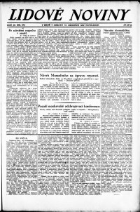 Lidov noviny z 16.12.1922, edice 2, strana 1