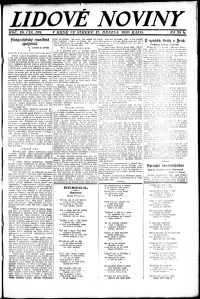 Lidov noviny z 17.3.1920, edice 2, strana 1
