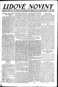 Lidov noviny z 17.3.1921, edice 3, strana 1