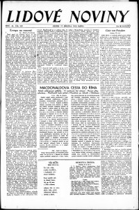 Lidov noviny z 17.3.1933, edice 1, strana 1