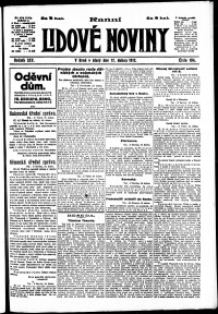 Lidov noviny z 17.4.1917, edice 1, strana 1