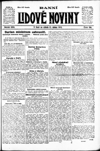 Lidov noviny z 17.4.1918, edice 1, strana 1