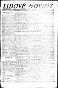 Lidov noviny z 17.4.1920, edice 2, strana 1