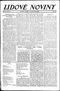 Lidov noviny z 17.4.1923, edice 1, strana 1