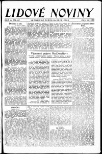 Lidov noviny z 17.4.1924, edice 2, strana 1