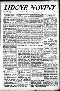 Lidov noviny z 17.5.1922, edice 2, strana 1
