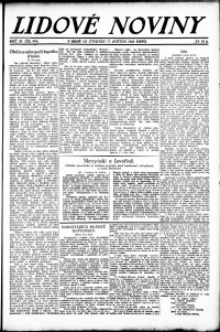 Lidov noviny z 17.5.1923, edice 1, strana 1