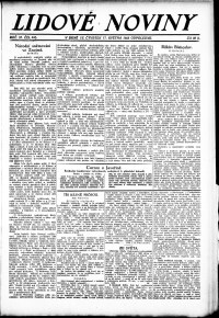 Lidov noviny z 17.5.1923, edice 2, strana 1