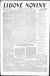 Lidov noviny z 17.5.1924, edice 1, strana 1
