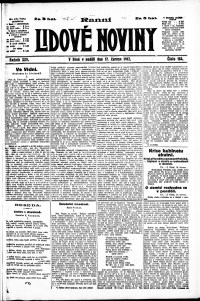 Lidov noviny z 17.6.1917, edice 2, strana 1