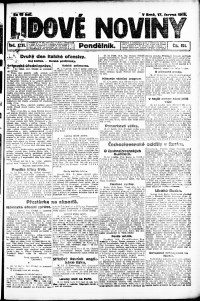 Lidov noviny z 17.6.1918, edice 1, strana 1