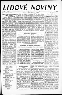 Lidov noviny z 17.6.1924, edice 1, strana 1