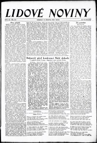 Lidov noviny z 17.6.1934, edice 1, strana 1
