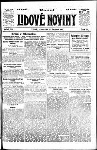 Lidov noviny z 17.7.1917, edice 2, strana 1