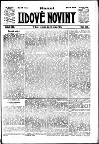 Lidov noviny z 17.8.1917, edice 1, strana 1