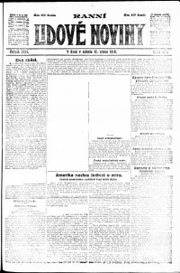 Lidov noviny z 17.8.1918, edice 1, strana 1