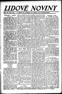 Lidov noviny z 17.8.1921, edice 2, strana 1