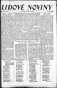 Lidov noviny z 17.9.1930, edice 1, strana 1
