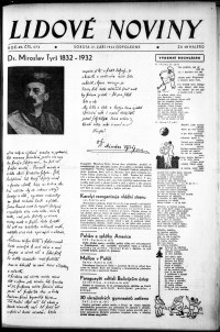Lidov noviny z 17.9.1932, edice 2, strana 1