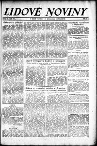 Lidov noviny z 17.10.1922, edice 2, strana 1