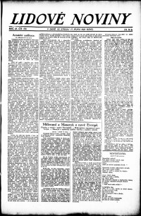 Lidov noviny z 17.10.1923, edice 1, strana 1