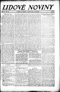 Lidov noviny z 17.10.1923, edice 2, strana 1