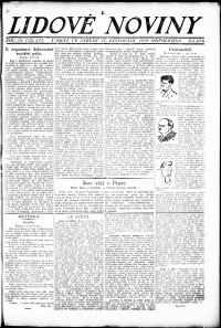Lidov noviny z 17.11.1920, edice 2, strana 1