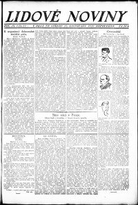 Lidov noviny z 17.11.1920, edice 3, strana 1