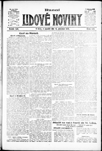 Lidov noviny z 17.12.1917, edice 1, strana 1
