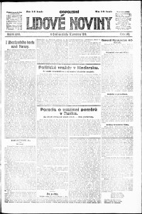 Lidov noviny z 17.12.1919, edice 2, strana 1