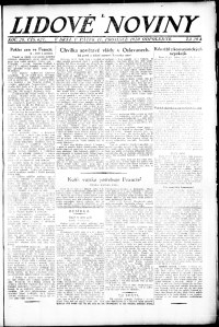 Lidov noviny z 17.12.1920, edice 2, strana 1