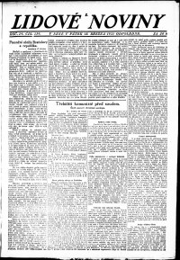Lidov noviny z 18.3.1921, edice 2, strana 1