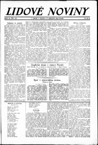 Lidov noviny z 18.3.1923, edice 1, strana 1