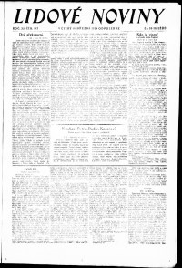 Lidov noviny z 18.3.1924, edice 1, strana 1