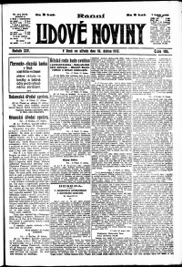 Lidov noviny z 18.4.1917, edice 1, strana 1