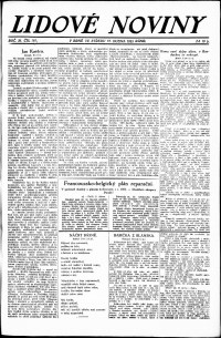 Lidov noviny z 18.4.1923, edice 1, strana 1