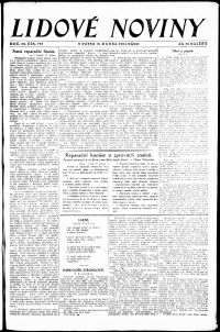 Lidov noviny z 18.4.1924, edice 1, strana 1