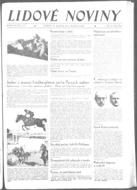 Lidov noviny z 18.5.1932, edice 2, strana 1