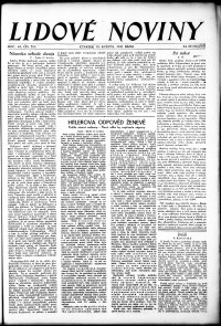Lidov noviny z 18.5.1933, edice 1, strana 1