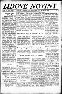 Lidov noviny z 18.6.1921, edice 2, strana 1