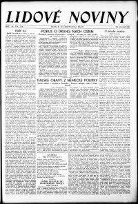 Lidov noviny z 18.6.1933, edice 1, strana 1