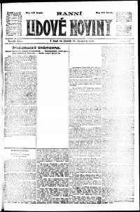 Lidov noviny z 18.7.1918, edice 1, strana 1